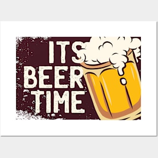 Beer Time Posters and Art